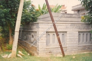 Stone compound wall (11) 